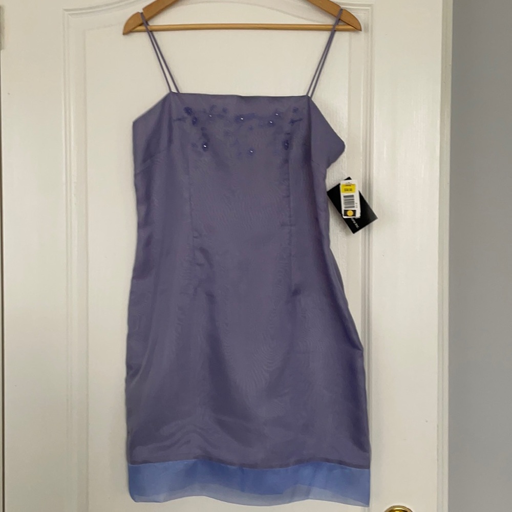 🆕 NWT Vintage Y2K Lilac Spaghetti Strap Dress